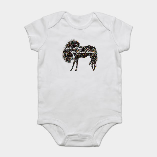 Just A Girl Who Loves horses Baby Bodysuit by Pixel Threads 